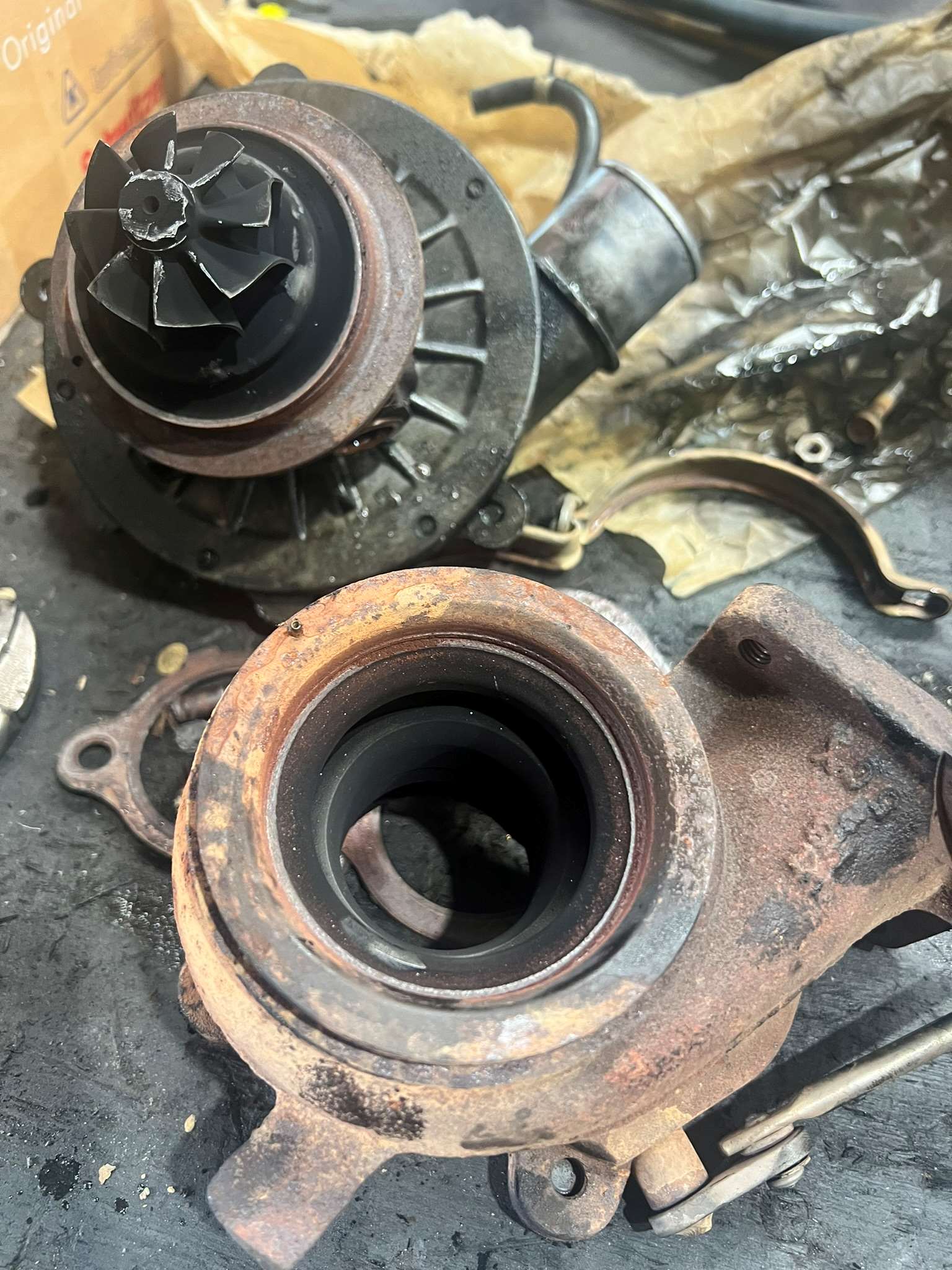 Failed Turbo Ford Courier